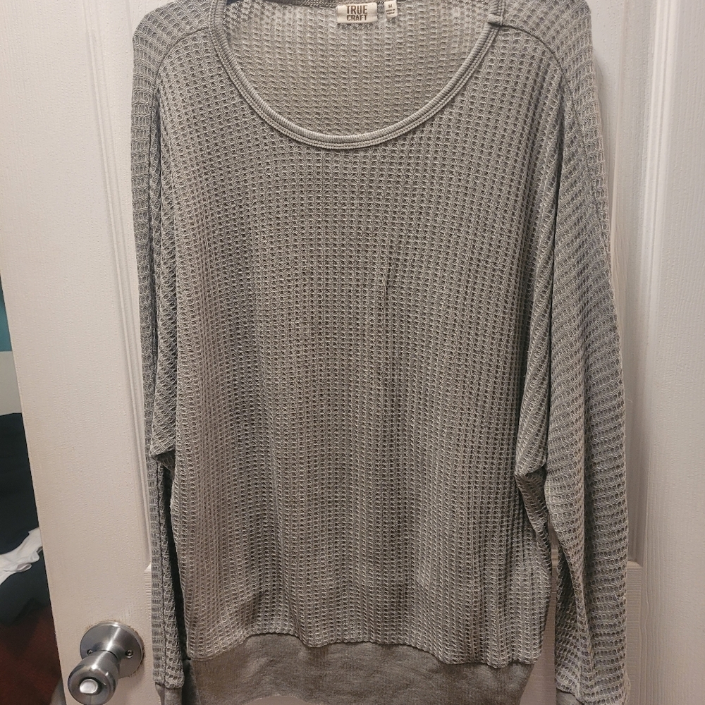 True Craft Waffle Knit Top